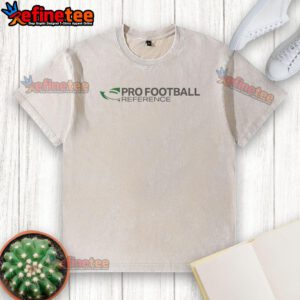 Nice Pro Football Reference washed t-shirt featuring a vintage design, perfect for sports fans and casual wear.