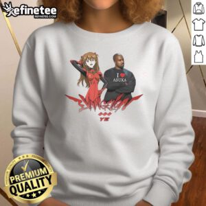 Official Asuka X Kanye West sweatshirt featuring unique design and vibrant colors, perfect for streetwear enthusiasts.