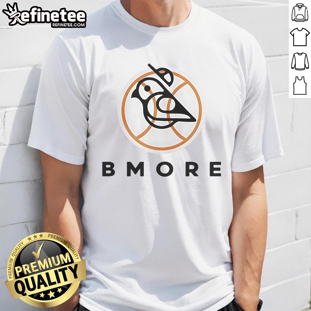Alt Text: Official Bmore Bird Baltimore Orioles Logo T-Shirt featuring a vibrant design of the iconic Orioles bird logo.
