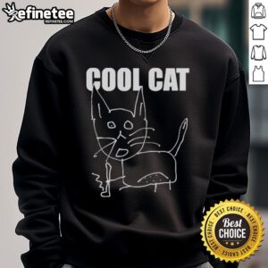 Official Jacobs Cool Cat Sweatshirt in vibrant colors, featuring a stylish cat graphic, perfect for casual wear.