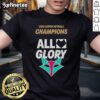 Official Melbourne Vixens 2025 Super Netball Champions T-Shirt featuring team logo and celebratory design.