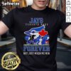 Alt Text: Official Peanuts Charlie Brown Snoopy Toronto Blue Jays Baseball Forever T-Shirt featuring playful design.