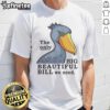 Official Stork T-Shirt featuring 'The Only Big Beautiful Bill We Need' design in vibrant colors for stylish casual wear.