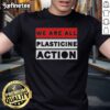 Official We Are All Plasticine Action T-Shirt featuring vibrant design and unique graphics for eco-conscious fashion lovers.