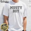 Alt Text: Original Doja Cat Musty Boy T-Shirt featuring bold graphics and vibrant colors for trendy fans of the artist.