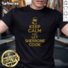 Original Keep Calm And Let Sherrone Cook T-Shirt featuring a bold design and vibrant colors, perfect for cooking enthusiasts.