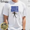 Awesome Christian Yelich 1000 Runs Milwaukee Brewers MLB Season Signature T-Shirt