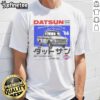 Good Datsun 520 T-Shirt featuring a catchy slogan, perfect for car enthusiasts seeking stylish, affordable apparel.