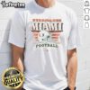 Alt Text: Good Miami Hurricanes Stripe Splash T-Shirt featuring vibrant colors and a stylish design, perfect for fans.