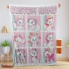 Nice Cute Disney Cartoon The Aristocats Marie Blanket Fleece Customized Blanket