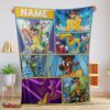 Nice Disney A Goofy Movie Max Goof & Powerline Blanket Fleece Customized Blanket