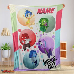 Nice Disney Cartoon Inside Out Blanket Fleece Customized Blanket