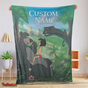 Nice Disney Cartoon JungleBook Tapestry Blanket Fleece Customized Blanket