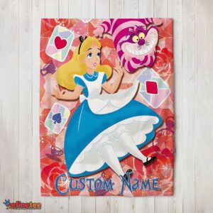 Nice Disney Cheshire Cat Alice In Wonderland Blanket Fleece Customized Blanket