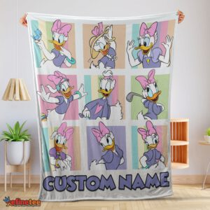 Nice Disney Daisy Duck And Friends Daisy Duck Moods Blanket Customize Blanket