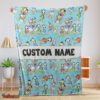 Nice Disney Donald Duck Daisy Huey Dewey Louie Blanket Fleece Customized Blanket