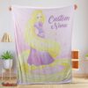 Nice Disney Rapunzel Blanket Fleece Customized Blanket