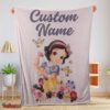 Nice Disney Snow White Princess Blanket Fleece Customized Blanket