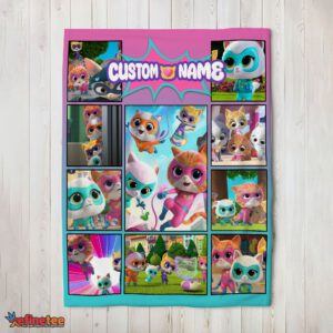 Nice Disney SuperKitties Paw Power Squad Collage Blanket Fleece Customized Blanket