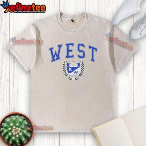 Nice Kenmore West Varsity Golf logo on a Buffalo washed t-shirt, perfect for golf enthusiasts and school spirit.