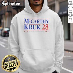 Nice McCarthy and Kruk hoodie featuring the best broadcast team in baseball design, perfect for fans and sports enthusiasts.