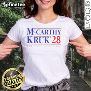 Nice McCarthy and Kruk: Best broadcast team in baseball, featured on a stylish ladies tee design.