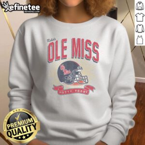 Alt Text: Comfortable Nice Mississippi Rebels Prime Play Sweatshirt featuring bold team logo and stylish design for fans.