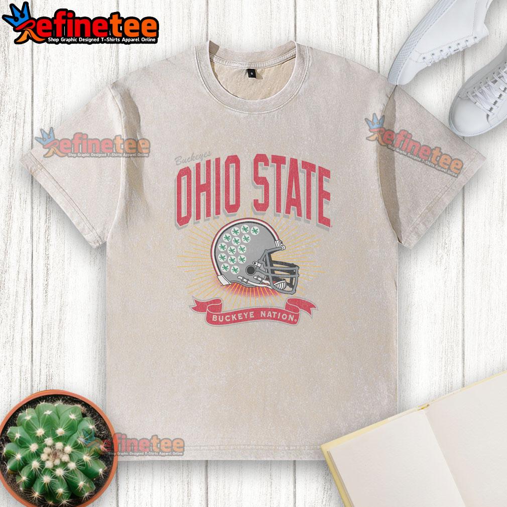 Alt Text: Nice Ohio State Buckeyes Prime Play Washed T-Shirt in red, featuring the iconic Buckeyes logo for fans.