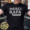 Alt Text: Nice Roland Garros Merci Rafa T-Shirt featuring a stylish design to celebrate Rafael Nadal's tennis legacy.