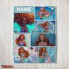 Nice The Little Mermaid Ariel Blanket Fleece Customized Blanket