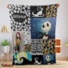 Nice The Nightmare Before Christmas Jack Skellington Sally Zero Halloween Customized Blanket