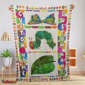 Nice The Very Hungry Caterpillar Blanket Fleece Customized Blanket