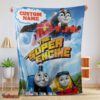 Nice Thomas & Friends The Super Engine Poster Blanket Fleece Customized Blanket