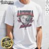 Alt Text: Official Arizona Wildcats Triangle Vintage T-Shirt featuring a classic design and vibrant team colors for fans.