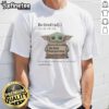 Baby Yoda T-shirt featuring 'Re Tired' design, perfect for fans of The Mandalorian and humorous apparel.