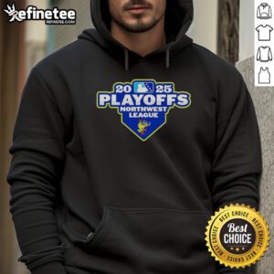 Alt Text: Official Everett AquaSox 2025 Playoff Northwest League Logo Hoodie featuring team colors and emblem.