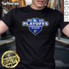 Official Everett Aquasox 2025 Playoff Northwest League logo t-shirt featuring vibrant team colors and design.