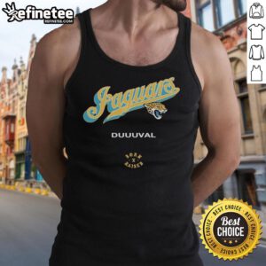 Official Jacksonville Jaguars Born x Raised Duuuval tank top featuring bold team graphics and stylish design.
