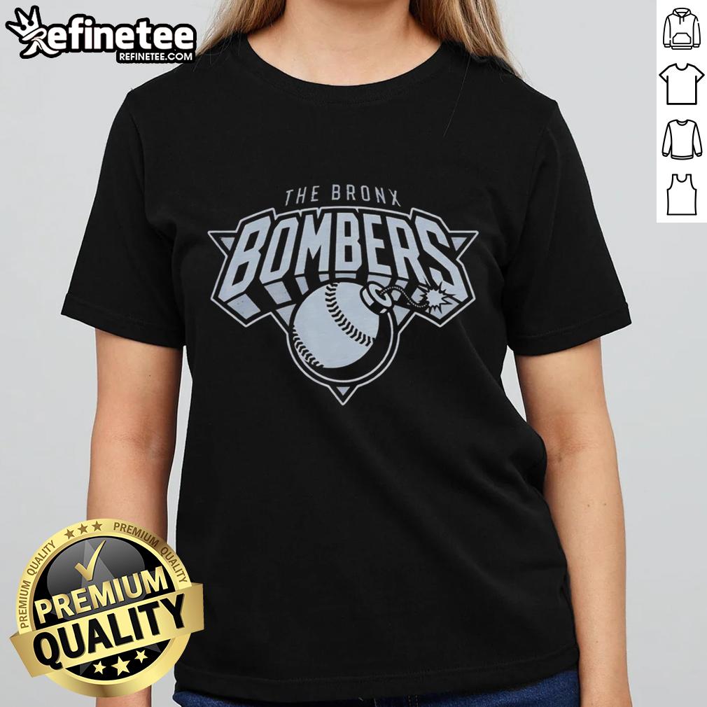 Official Bronx Bombers New York Yankees ladies tee featuring team logo and stylish design for female fans.