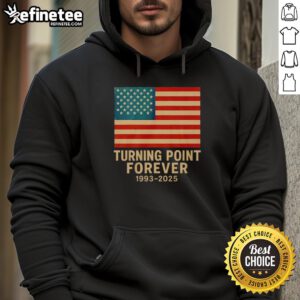 Alt Text: Official Turning Point Forever American 1993-2025 Hoodie featuring a stylish design and vibrant colors for casual wear.