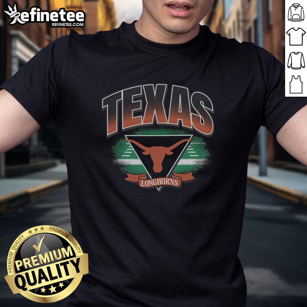 Original Texas Longhorns Arena Fade T-Shirt featuring vibrant colors and iconic Longhorns logo, perfect for fans.