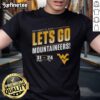 Premium Let'S Go Virginia Mountaineers Vs. Pitt Panthers 2025 Score 31-24 T-Shirt featuring vibrant team graphics.