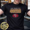 Premium Scarlet San Francisco 49ers Throwback T-Shirt featuring vintage logo design, perfect for fans and collectors.