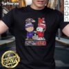 Alt Text: Premium Snoopy and Charlie Brown Baltimore Ravens X Maryland Terrapins skyline t-shirt featuring vibrant graphics.