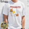 Alt Text: Pretty Rsq X Peanuts Pumpkins T-Shirt featuring a cute pumpkin design with Peanuts characters for a stylish fall look.