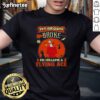 Pretty Snoopy Halloween cartoon t-shirt featuring 'My Broom Broke So I Became A Flying Ace' design, perfect for spooky season.