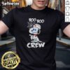 Alt Text: Pretty Snoopy the Peanuts x Boo Boo Crew nurse ghost Halloween cartoon t-shirt design featuring playful spooky elements.