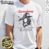Pretty Speedway Halloween T-Shirt featuring 'In A World Full Of Princesses Be A Witch' design for festive celebrations.