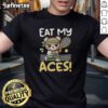 Top Eat My Aces Bear T-Shirt featuring a playful bear graphic and stylish design for casual wear.