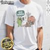 Top Go Birds Fuck Ice Free Palestine Political T-Shirt featuring bold graphics and a powerful message for activism.